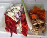 Foto langkah ke 1 dari resep Asem asem tenggiri kuah kuning.