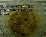 A picture of step 2 of Chicken shawarma.