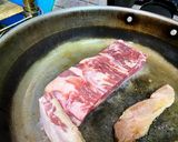 蒜香牛排海味丼飯的食譜步驟2照片