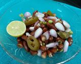 A picture of step 4 of Red Kidney Beans Salad/Rajma Salad.