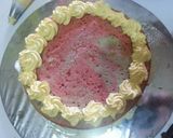 A picture of step 9 of Mango cake# Christmas baking contest # X - mas revival contest#.