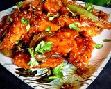 A picture of step 9 of Honey Chili Potato.