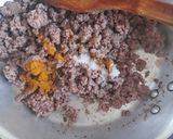 A picture of step 3 of Beef Samosas.