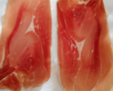 Foto del paso 1 de la receta: Spaghetti con foie gras y crujiente de jamón
