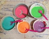 Foto langkah ke 4 dari resep Rainbow Bread Pudding.