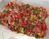 A picture of step 13 of Beef with Peanuts, Peppers, and Ginger.