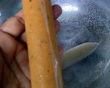 Gambar langkah 5 resipi Sosej ayam homemade.