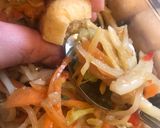 A picture of step 2 of Fried stuffed tofu (Vegetarian).