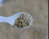 A picture of step 1 of Steel cut Oats and lentil Dosa.