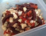 Une image de l'étape 7 de Bœuf sauté aux tomates, oignon et épices anardana.