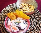 Foto del paso 5 de la receta: Ceviche de pulpo y langostinos con leche de coco 🥥