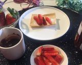 Foto del passaggio 2 della ricetta “Frappe” alle fragole e cioccolato (chiacchiere di Carnevale)