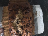 Banana cake with chocolate chips