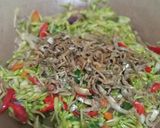Foto langkah ke 3 dari resep Tumis bunga pepaya teri. Khas Manado 💚.