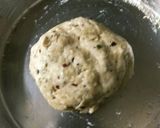 A picture of step 1 of Italian style egg sausage roll.