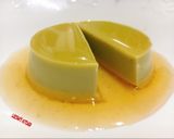 Hình bước làm 3 của món Bánh flan trà xanh
