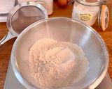 Une image de l'étape 1 de Crêpes à la farine de manioc.