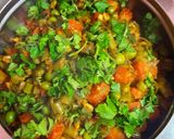 गाजर मटर बीन्स की सब्जी (gajar matar beans ki sabzi recipe in Hindi) रेसिपी चरण 6 फोटो