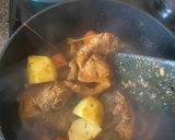 A picture of step 14 of Dezadoo’s tasty lamb curry.