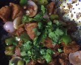 A picture of step 4 of Idli fry.