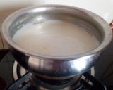 A picture of step 2 of Mango phirni.