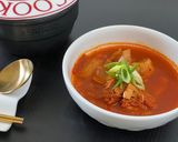 Foto langkah ke 14 dari resep Tuna Kimchi Jjigae 참치김치찌개 | Halal & No Gochujang.