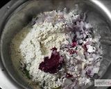 A picture of step 1 of Fruit and vegetable paratha recipe.
