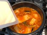 Súp tàu hủ Hàn quốc- Soft tofu stew bước làm 2 hình