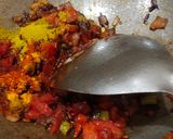 A picture of step 4 of Besan Gatta Curry.