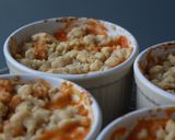 Une image de l'étape 7 de Crumble salé tomate, feta & basilic sans gluten.
