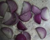 A picture of step 1 of Shahi Paneer.