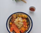 Une image de l'étape 4 de Couscous de volaille express au Cookeo.