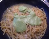 A picture of step 5 of Linguine with Monkfish and Romanesco Broccoli Cream.