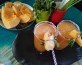 A picture of step 6 of Muskmelon Agua Fresca.