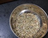 A picture of step 1 of Fennel seeds peri peri stir fry potato.