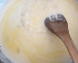 Foto del paso 3 de la receta: Parmentier de patata cremosa con rejo, potón y dos pimentones