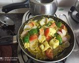 A picture of step 1 of Paneer Tikka Masala.
