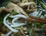 Hình bước làm 3 của món Bánh canh gà & bò viên