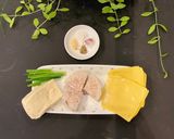 Hình bước làm 1 của món Hoành thánh chay