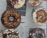 Foto del paso 2 de la receta Donuts🍩 de avena plátano🍌 y zanahoria🥕
