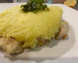 Foto del paso 7 de la receta: Pastel de papas con pollo (puré sin leche ni mantequilla)