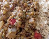Foto del paso 5 de la receta: Guisito vegano de lentejas y arroz integral orgánico