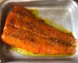A picture of step 1 of Baked Salmon.