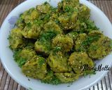 A picture of step 7 of Greens Muthiyas.