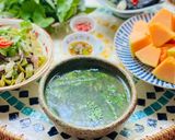 Hình bước làm 4 của món Canh Cá Dìa Nấu Lá É