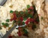 A picture of step 4 of Tuti-fruity cake.