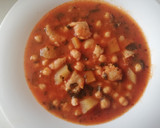 Foto del paso 5 de la receta: Potaje de garbanzos con bacalao y espinacas
