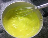 A picture of step 4 of Kunafa with Custard.