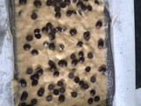 Banana cake with chocolate chips