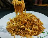 A picture of step 15 of Egg chowmein.